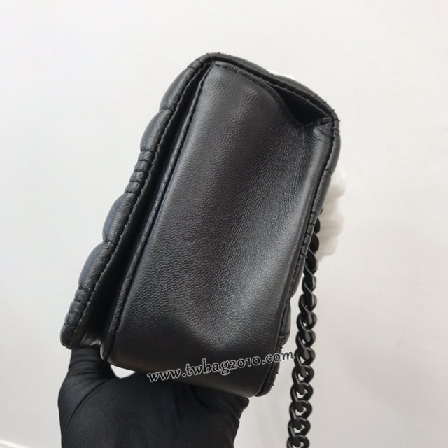 Burberry專門店新款羊皮小號TB蘿拉包 巴寶莉絎縫品牌格紋鏈條單肩挎背女包 yxb1543